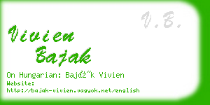 vivien bajak business card